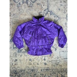 Vintage 1990's Women's Small Inside Edge Purple Ski Snowboarding Winter Jacket